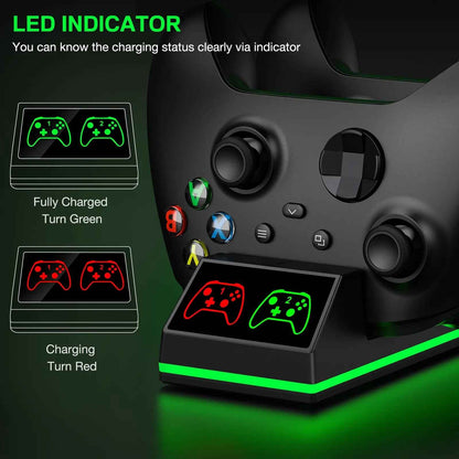 Dual Controller Charging Station — Keep Your Controllers Always Ready