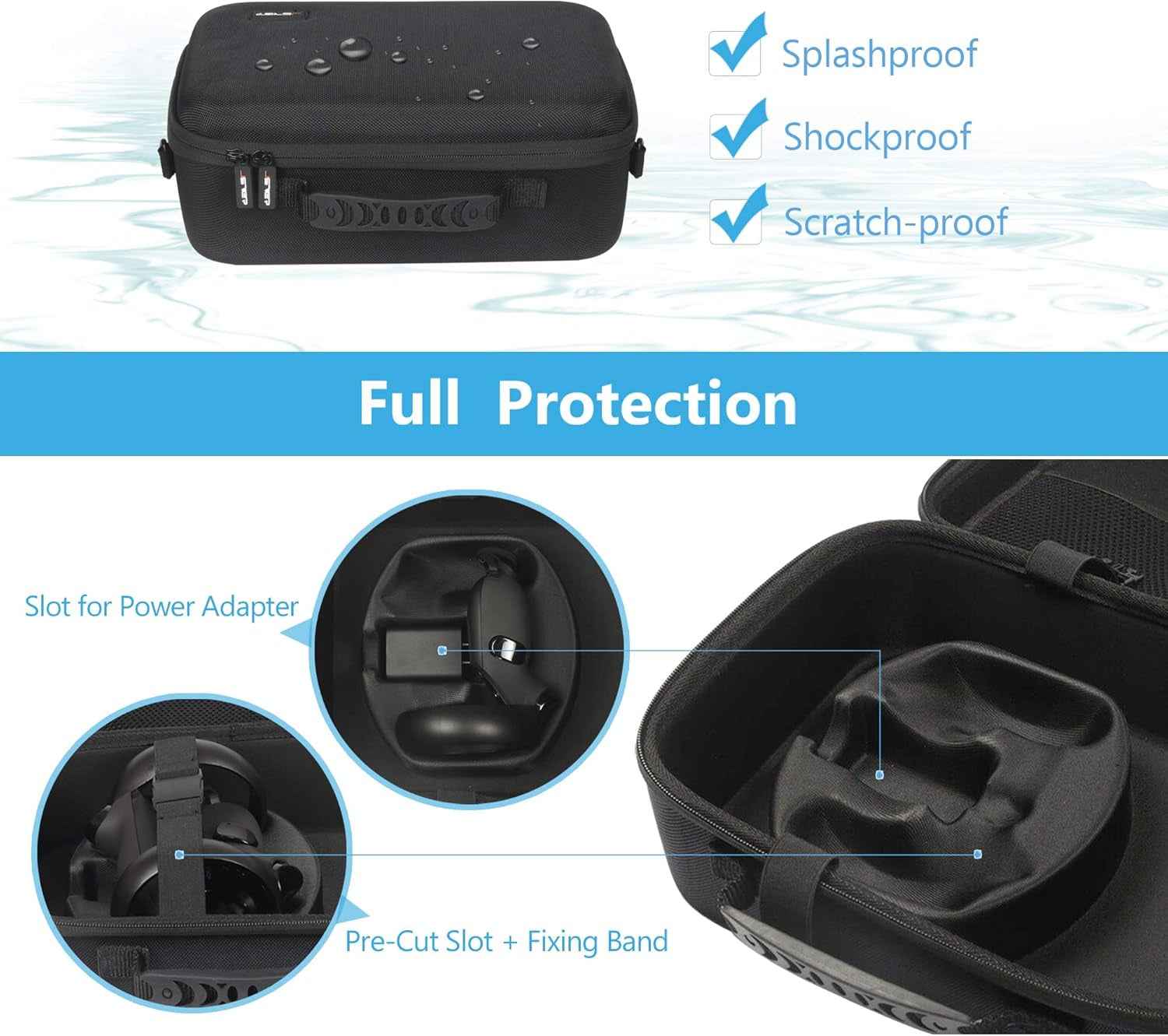 Hard Case for Meta Quest for Oculus Quest VR