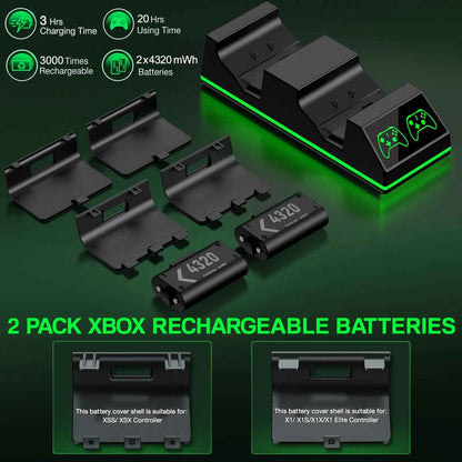 Dual Controller Charging Station — Keep Your Controllers Always Ready