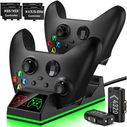 Dual Controller Charging Station — Keep Your Controllers Always Ready