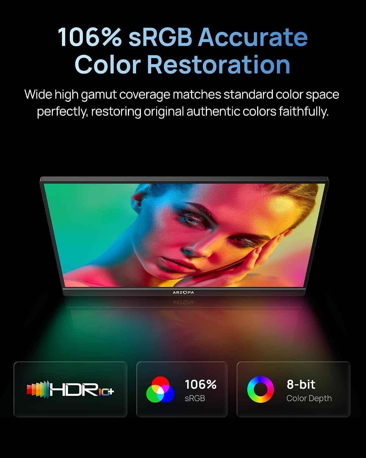 Ultra-Slim 144Hz Gaming Monitor 16.1"