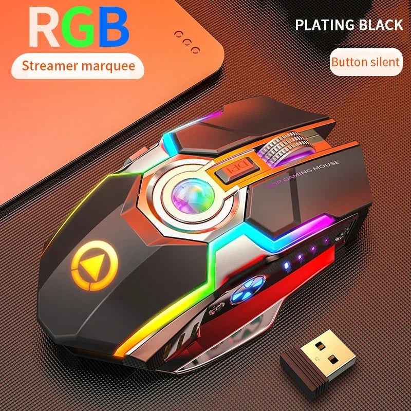 Wireless RGB Gaming Mouse — Ergonomic Design for Long Gaming Sessions