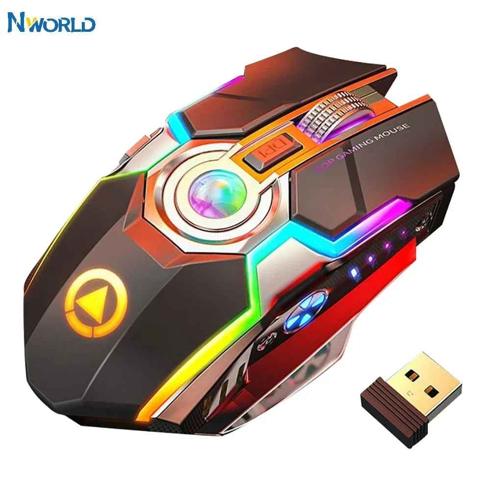 Wireless RGB Gaming Mouse — Ergonomic Design for Long Gaming Sessions