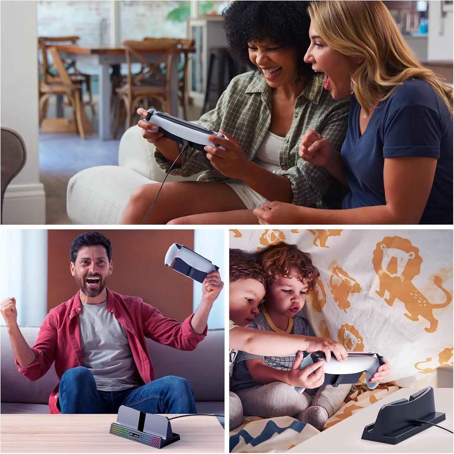 3-in-1 RGB Charging Dock for Playstation Portal