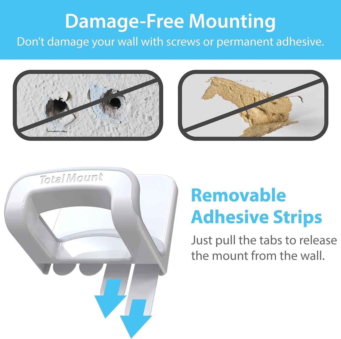 Removable Adhesive Headphone Hanger — Clean Desk, Zero Damage