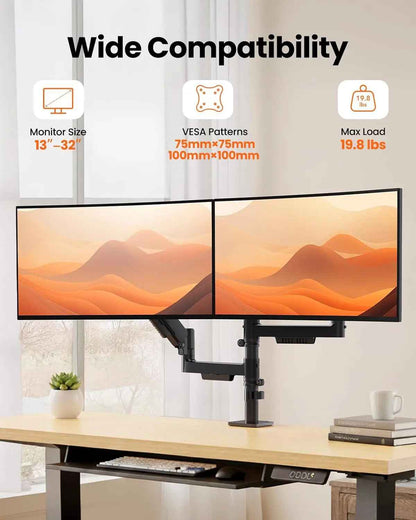 Stackable Dual Gaming Monitor Arm