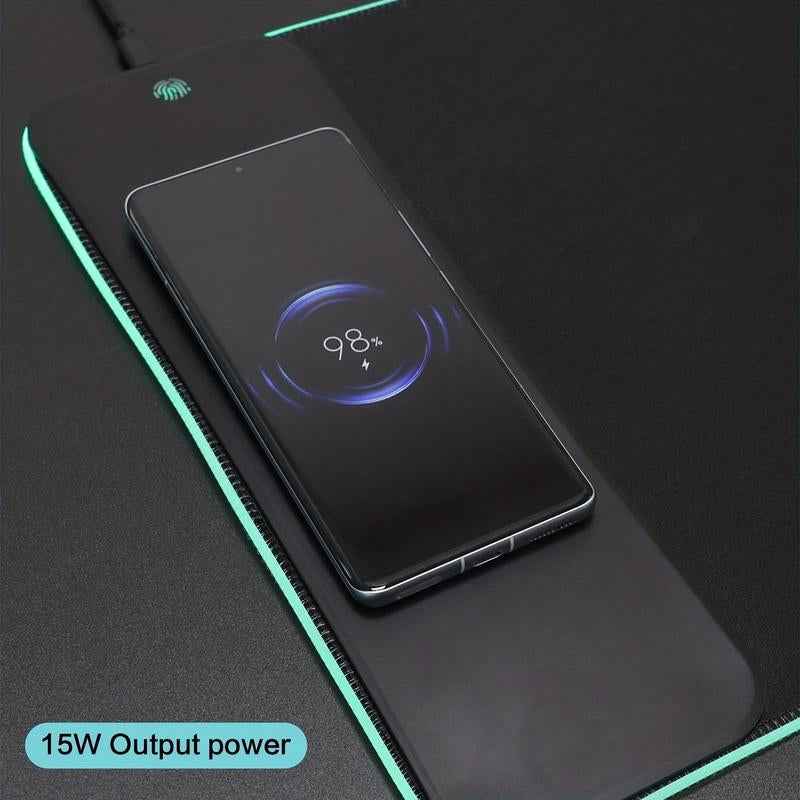 Wireless Charging RGB Gaming Mouse Pad